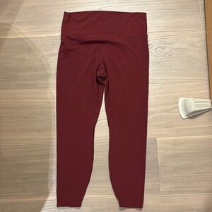 All in Motion Maroon Leggings
